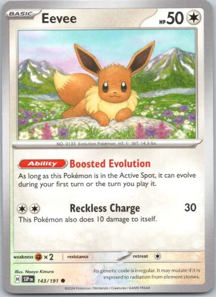 Eevee - Surging Sparks #143/191