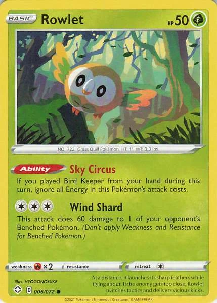 Rowlet - Shining Fates #006/072