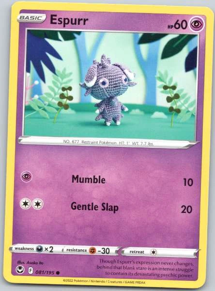 Espurr - Silver Tempest #081/195