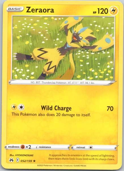 Zeraora - Crown Zenith #052/159