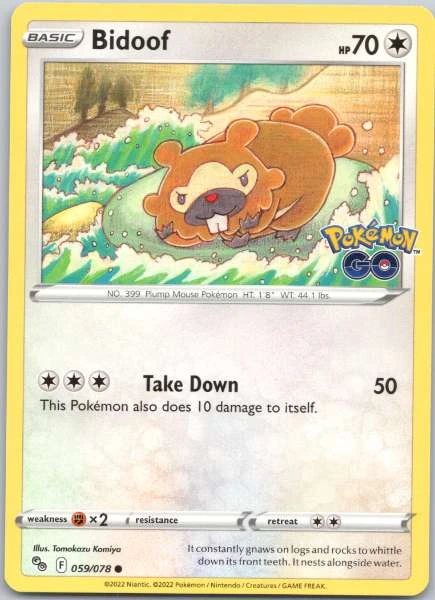Bidoof - GO #059/078