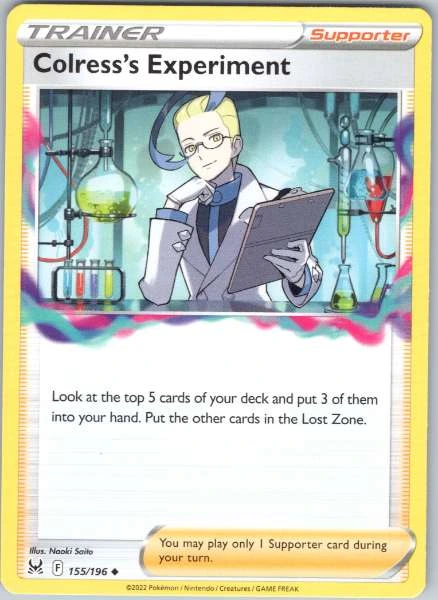 Colress's Experiment - Lost Origin #155/196