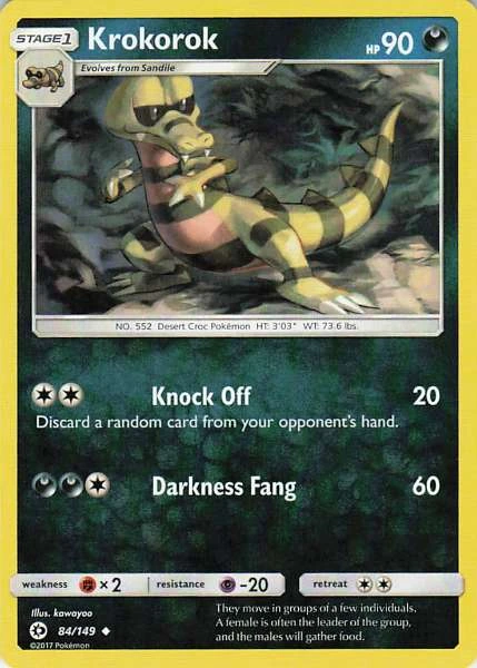 Krokorok - Sun & Moon Base Set #84/149
