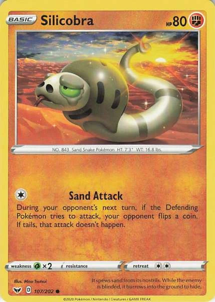 Silicobra - Sword & Shield Base Set #107/202