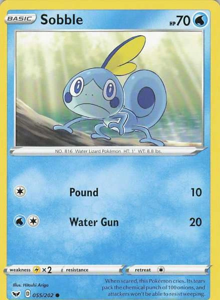 Sobble - Sword & Shield #055/202