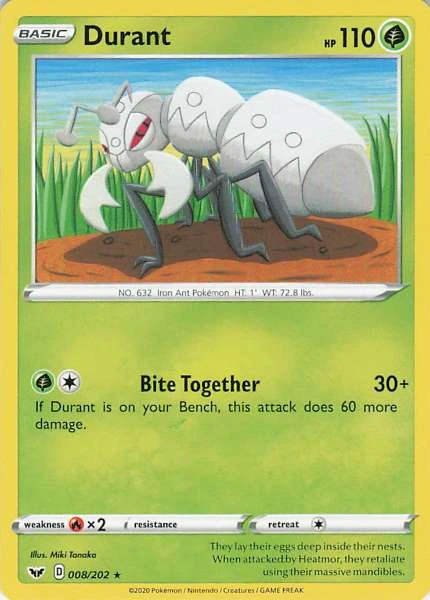 Durant - Sword & Shield Base Set #008/202