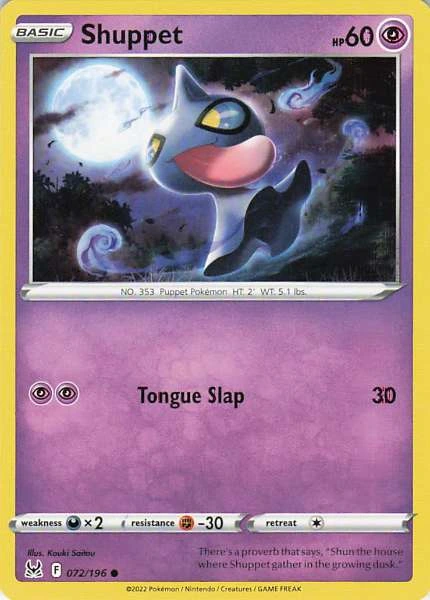 Shuppet - Lost Origin #072/196