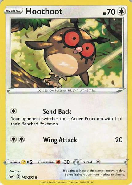Hoothoot - Sword & Shield #143/202