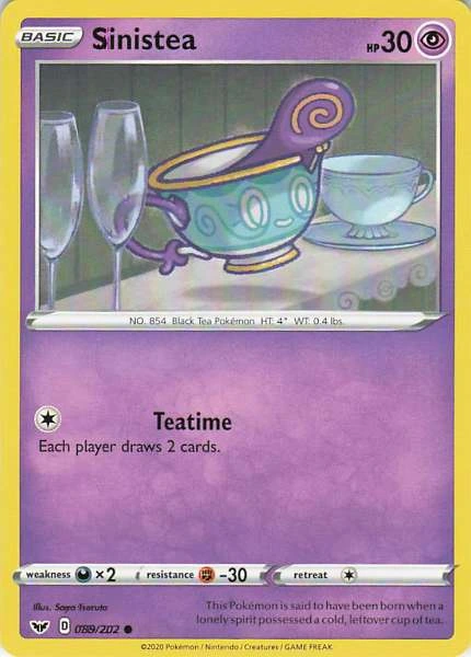 Sinistea - Sword & Shield Base Set #089/202