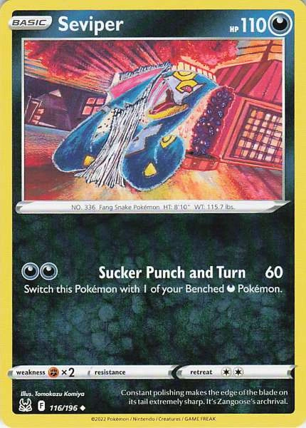 Seviper - Lost Origin #116/196