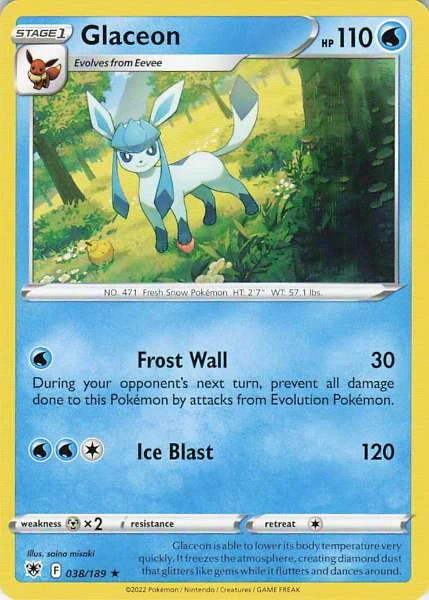 Glaceon - Astral Radiance #038/189