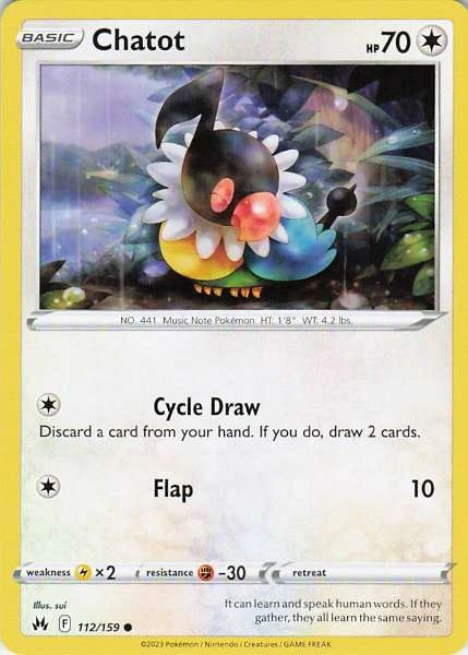 Chatot - Crown Zenith #112/159