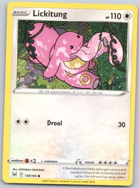 Lickitung - Lost Origin #138/196