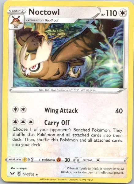 Noctowl - Sword & Shield #144/202