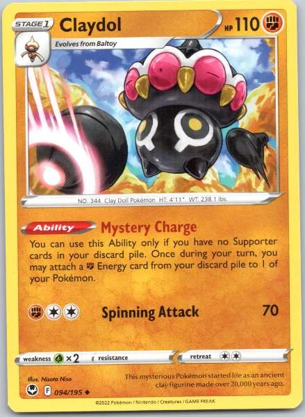 Claydol - Silver Tempest #094/195