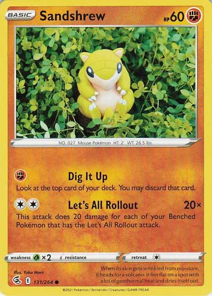 Sandshrew - Fusion Strike #131/264