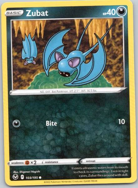 Zubat - Silver Tempest #103/195
