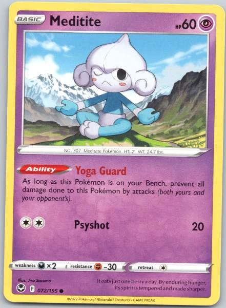 Meditite - Silver Tempest #072/195