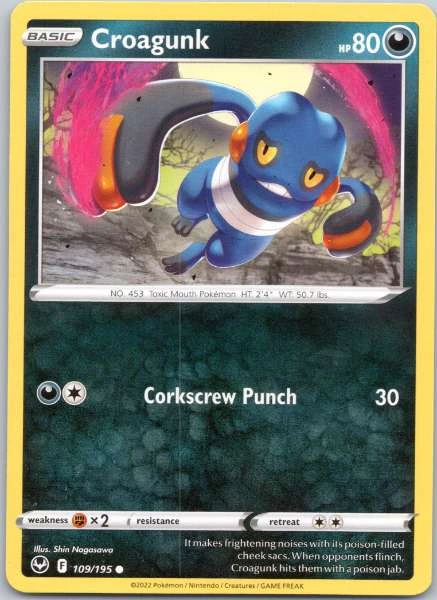 Croagunk - Silver Tempest #109/195