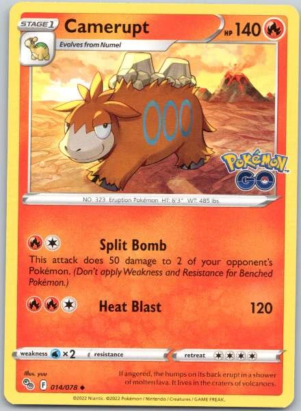 Camerupt - Pokemon GO #014/078