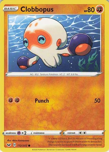 Clobbopus - Sword & Shield #112/202