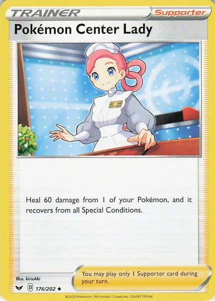 Pokémon Center Lady - Sword & Shield Base Set #176/202