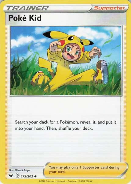 Poké Kid - Sword & Shield Base Set #173/202