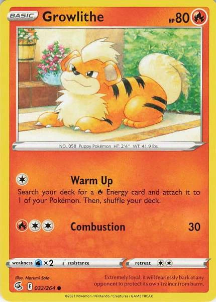 Growlithe - Fusion Strike #032/264