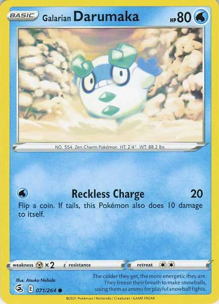 Galarian Darumaka - Fusion Strike #071/264