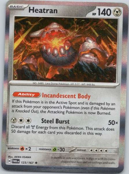 Heatran - Twilight Masquerade #123/167