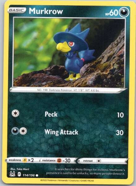 Murkrow - Lost Origin #114/196
