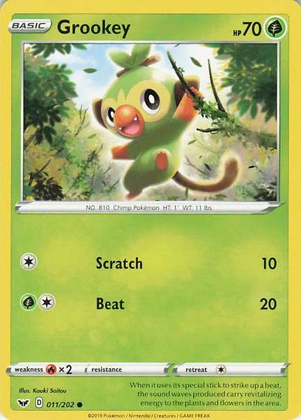 Grookey - Sword & Shield #011/202