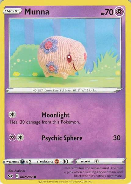 Munna - Sword & Shield Base Set #087/202
