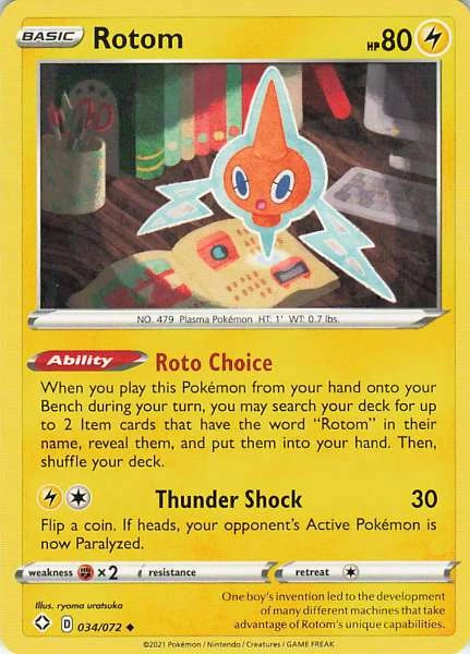 Rotom - Shining Fates #034/072