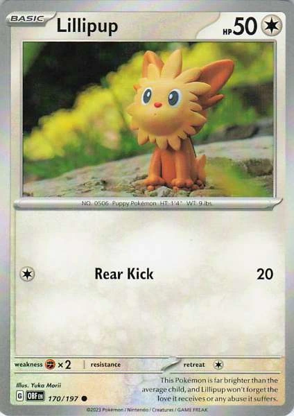 Lillipup - Obsidian Flames #170/197