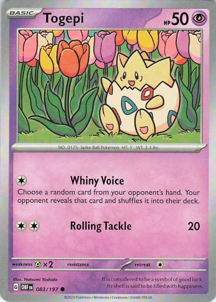 Togepi - Obsidian Flames #083/197