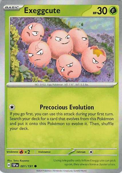 Exeggcute - Surging Sparks #001/191
