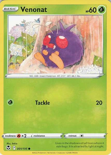 Venonat - Silver Tempest #001/195