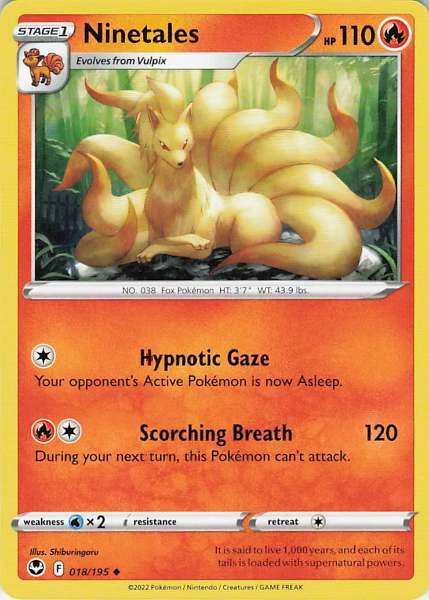 Ninetales - Silver Tempest #018/195