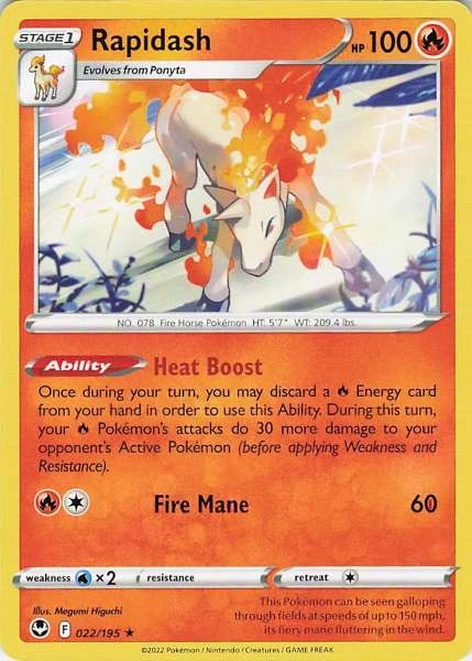 Rapidash - Silver Tempest #022/195
