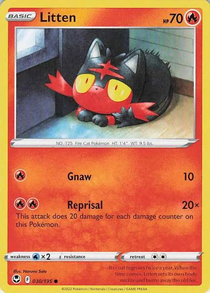 Litten - Silver Tempest #030/195