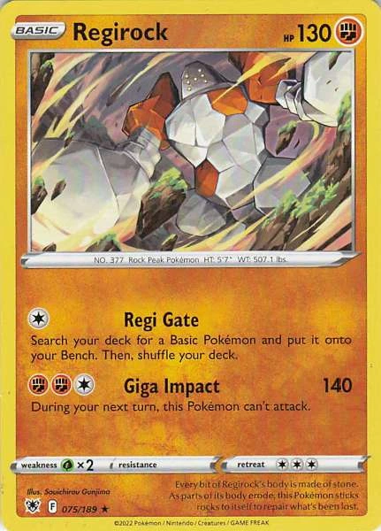 Regirock - Astral Radiance #075/189