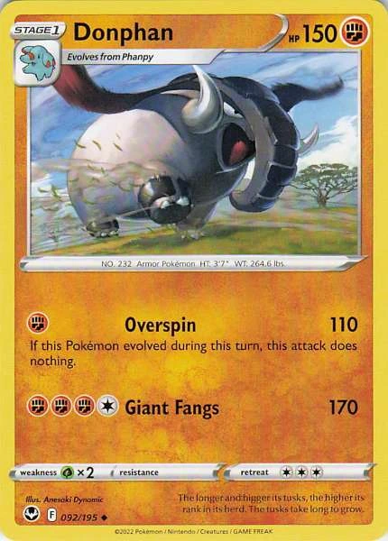 Donphan - Silver Tempest #092/195