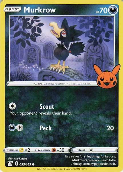 Murkrow - Battle Styles #093/163