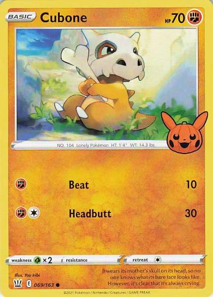 Cubone - Battle Styles #069/163