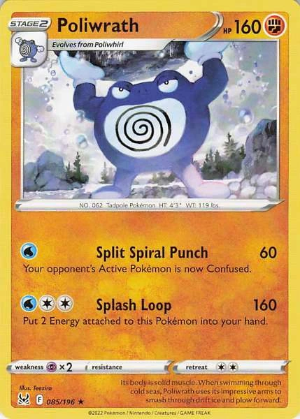 Poliwrath - Lost Origin #085/196