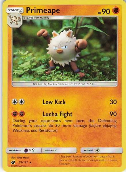 Primeape - Crimson Invasion #51/111