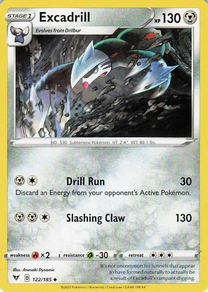 Excadrill - Vivid Voltage #122/185