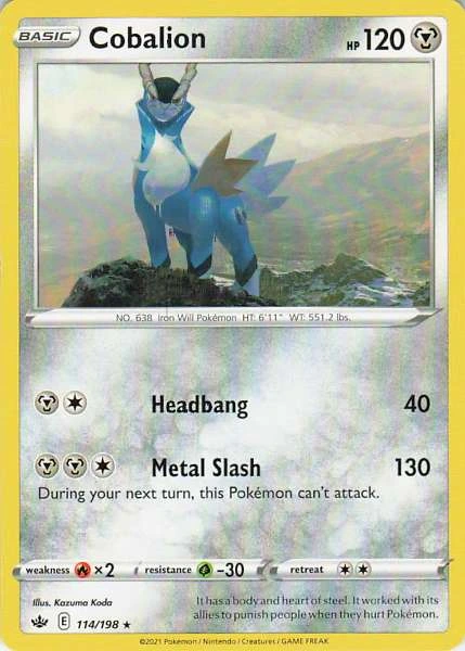 Cobalion - Chilling Reign #114/198