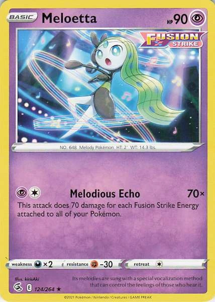 Meloetta - Fusion Strike #124/264